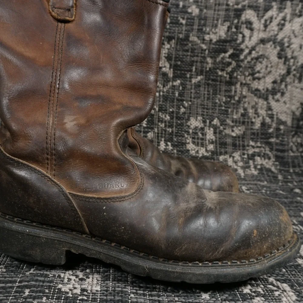 Red Wing 4441 Pecos Leather Work Boots Steel Toe Oil Resistant Insulated Sz 13 B